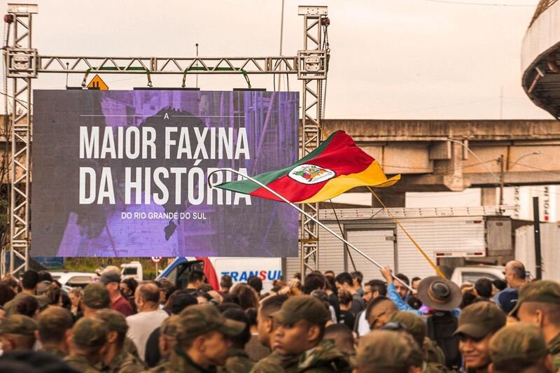 A Maior Campanha Solidária do RS se Une à Maior Faxina Voluntária da História do RS!