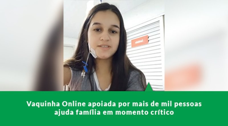 Vaquinha Online apoiada por mais de mil pessoas ajuda família em momento crítico